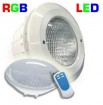 LED Scheinwerfer RGB - komplett mit Einbaunische - inkl. FB