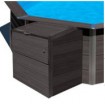 WPC Holzpool - Filterkasten für 124cm Pools