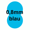 INNENHÜLLE Achtformb. PVC 0,8mm, ø6,25x3,60m, H 120 cm - BLAU