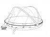 Ersatzfolie zu Cabrio Dome 460 cm - breiter Handlauf