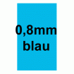 Folie 0.8 mm, Sonderanfertigung, BLAU, per m2, Mod. 3