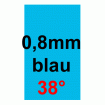 Folie 0.8 mm, 38 Grad beständig - FLORIDABLAU, Modell 1 - per m2