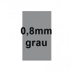 Innenhülle 0,8mm - ECKIG - 800 x 400 x 150 - Mod 3 - Farbe GRAU